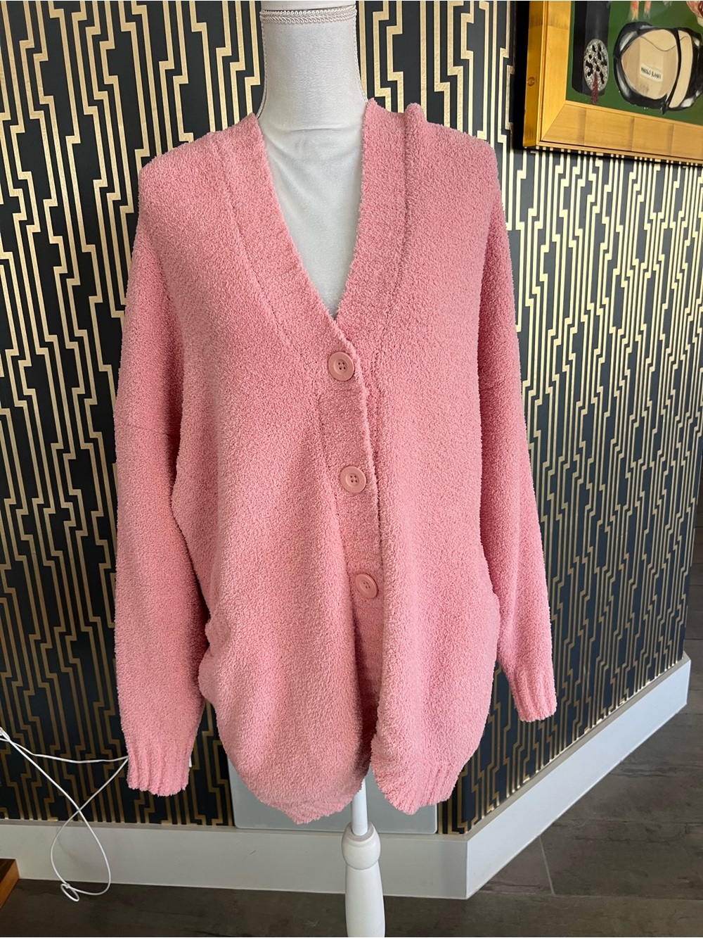 UGG Pink Travel Cardigan